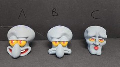 Spongebob Squarepants: Squidward Flexi Figure | 3D Printed | Multiple Heads