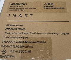 LORD OF THE RINGS Legolas INART Queen Studios 1/6 Scale Deluxe Figure NEW Sealed
