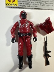 Crimson Guard V1 100% Complete G.I. Joe 1985 Hasbro Vintage Action Figure