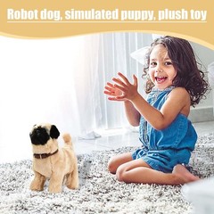 Robot Dog Smart Realistic Simulated Robot Puppy Plush Toy For Youth Boys Girls