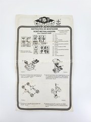 GI JOE COMANDOS EM ACAO ROBO-METRALHADORA COMPLETE w/BOX & BP’s BRAZIL ESTRELA