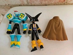 Mega Man Figure Lot Virus Attack WindblastMan Windblast Bass Cape NT Warrior