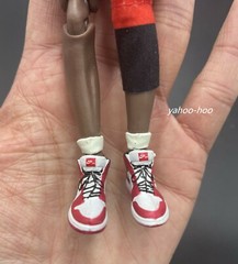 1/12 scale Sneakers Shoes PEG BASED for 6” Male Action Figure Doll