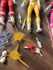 Hasbro Mighty Morphin’ Power Rangers Lightning Collection Loose Lot x5 MMPR OG