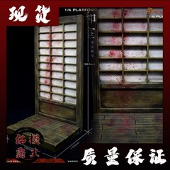 1/6 Action Figure Accessory Washitsu room background platform Diorama Stand Toy