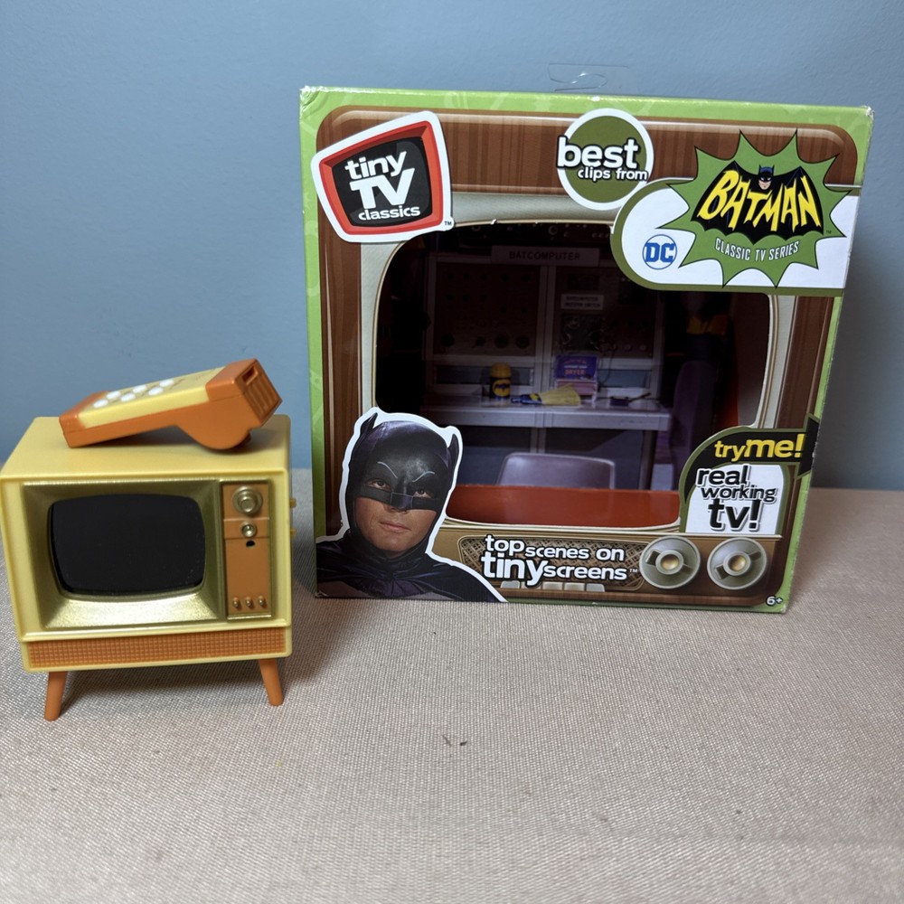 Tiny TV Classics Batman Edition Working Remote 1960s TV Show Collectible