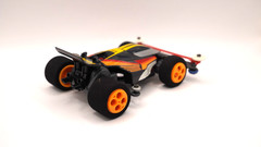 Tamiya Mini 4WD Vintage 3-Car Set Saint Dragon Vanquish Dash 2 w/Case Assembled
