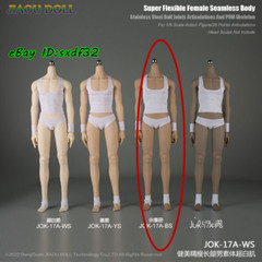 JIAOU DOLL JOK-17 1:6 Scale Super Flexible Seamless Male Body Figure Model Toys
