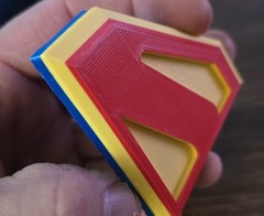 Superman 2025 logo Wall Magnet 3 inch Decor