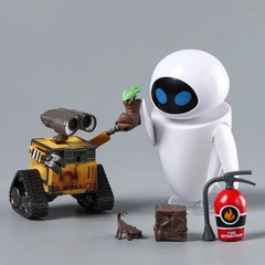 Wall-E And Eve Mini Robot Movable Action Figure Party Toys Gift New in Box