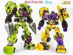 JINBAO Oversized Devastator 6pcs Full Set Green/Yellow Figure Upgrade Kit