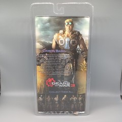 NECA Gears of War 3 Damon Baird Retro Lancer Figure NEW