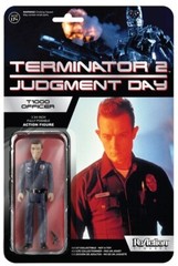 FUNKO REACTION MOVIES TERMINATOR 2 JUDGEMENT DAY T-1000 OFFICER ACTION FIGURE