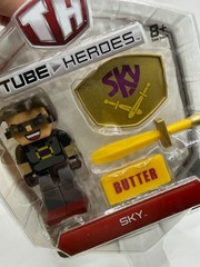 2015 Tube Heroes 3″ Sky 10052 Action Figure Jazwares Sealed NIB TOY