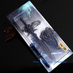 5.9 /7.9in Lich King Shadow Sorrow Axe Figure Accessories Toys Sword Model Metal
