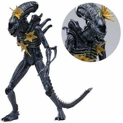 Battle Damage Alien Warrior 1:18 Aliens Action Figure PX Exclusive Hiya Toys