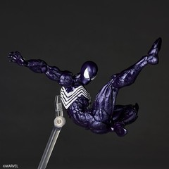 Kaiyodo Revoltech Amazing Yamaguchi Symbiote Spider-Man Purple Ver.