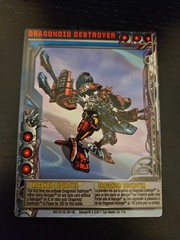 Bakugan Dragonoid Destroyer Complete Set with Cards and Manual