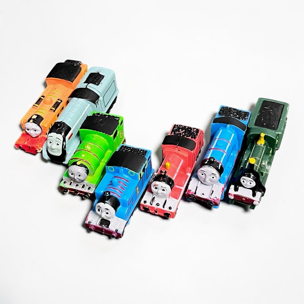 Thomas The Train Mini Figures PVC Tank Engine Vinyl Small Cake Topper Lot 7pc