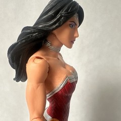 Wonder Woman DC Action Figure Plastic Red/Blue/Black/Silver Comic Hero