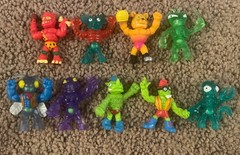 Moose Toys Mutant Mania Lot Of 9 Mini Figures Mix Match Wrestler Toys