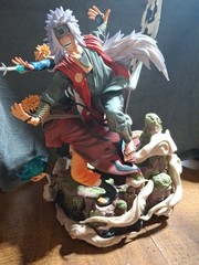 Naruto Uzumaki Jiraiya & Minato Namikaze Action Figure Statue Naruto Collectible