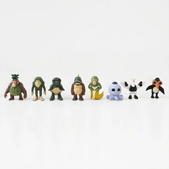 24pcs/set Italian Brainrot Tung Tung Sahur Shark Tralalero Tralala Action Figur