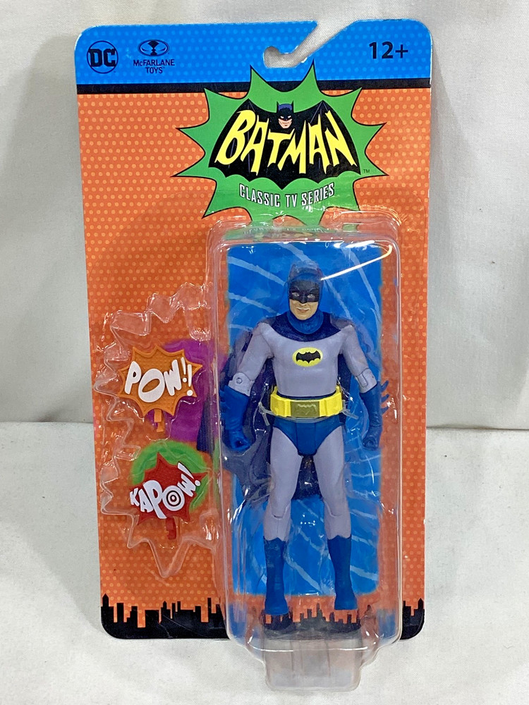 NY Comiccon Mcfarlane Batman Classic 1966 TV Series Alfred as Batman Figure NEW