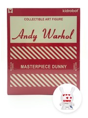 Andy Warhol x Kidrobot: I Love You So Masterpiece Dunny 8 inch *Love Museum