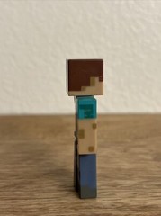 Minecraft Steve Video Game 3” Action Figure Abs Plastic Toy