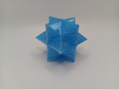 Retro Bit for Tron vintage style display BIT blue sparkle glow in the dark
