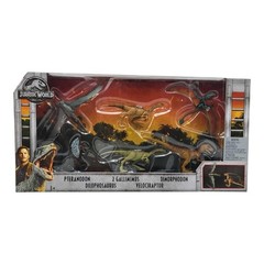 2017 Jurassic World 6 Pck Pteranodon 2 Gallimimus Dimorphodon Velociraptor FVP51