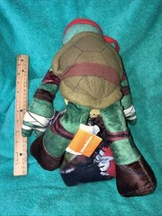 Nick Teenage Mutant Ninja Turtles Raphael 16″ Plush 2014 W Throw Blanket New