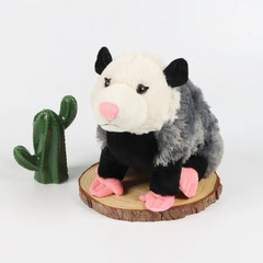 38cm/15in Cute Opossum Plush Toy Soft Stuffed Animal Sofa Decor Gift
