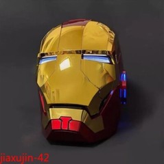 AUTOKING 1:1 Wearable JARVIS Voice Control Cosplay Iron Man MK5 Helmet Mask Gift