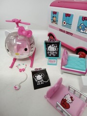 Hello Kitty Ambulance Helicopter Figures & Accessories 2014 Sanrio