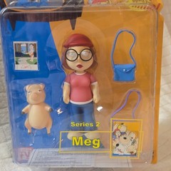 2005 Mezco Toys Family Guy MEG GRIFFIN Action Figure Series 2 Kissing Pig Purse
