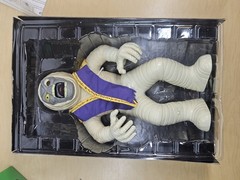 Stretch Screamers Mummy Vintage Manley Toy Quest Electronic Vintage Halloween!