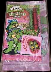 Lot Of 6 SEALED Teenage Mutant Ninja Turtles Play Pack Mini Coloring Book