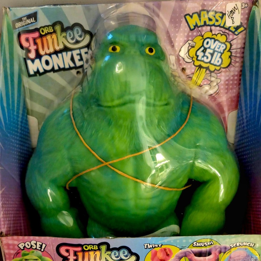 Funkee Munkee Green Monkey Action Figure Toy for Kids Age 3+ Years