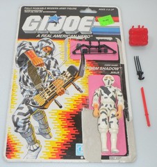 Vintage 1988 Storm Shadow G.I. GI Joe Cobra v2 100% Complete Figure 3.75 ARAH