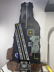 2001 Hasbro GI Joe USS Saratoga Motorized Aircraft Carrier Sounds Tested Working