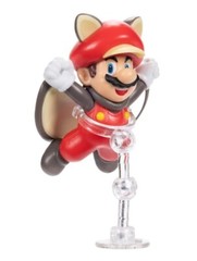 NEW Jakks 42543 FLYING SQUIRREL MARIO 2.5 Inch Mini-Figure Super Bros Nintendo