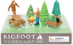 BIGFOOT BASECAMP – Miniature Figurines Toy Art Craft Play Set – Archie McPhee