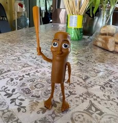 Funny Brain Rot Tung Tung Action Figure With Accessories – Buildable