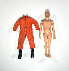 Vintage 1964 GI Joe Adventure Team Flocked Hair Fuzzy & Beard Blonde 1970s RARE