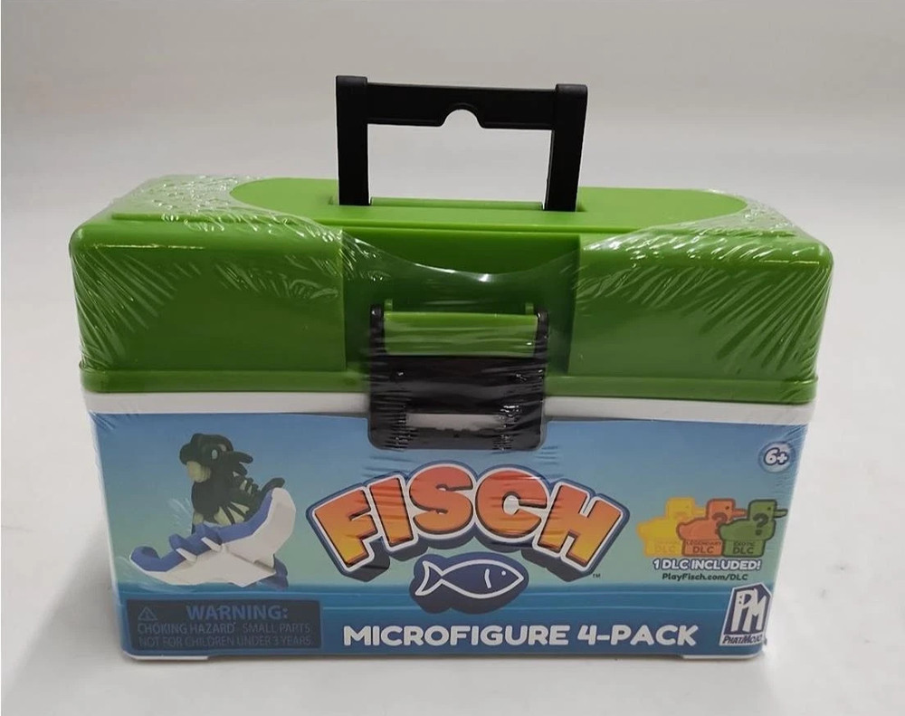 PhatMojo Fisch Collectible Action Figure Playset 4 PVC Figures w/ DLC Age 6+