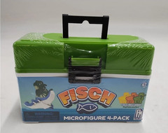 PhatMojo Fisch Collectible Action Figure Playset 4 PVC Figures w/ DLC Age 6+