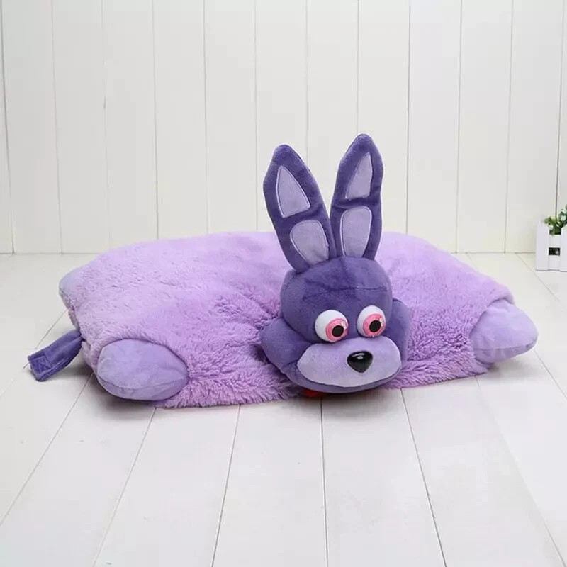 FNAF 2in1 Plush Pillow Toy 43Cm*30Cm Freddy Fazbear Foxy Cute Plush Pillow Gift