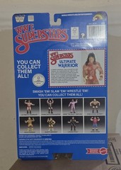WWE LJN MATTEL SUPERSTARS ULTIMATE WARRIOR 8″ ACTION FIGURE BLUE LIGHT CREASE